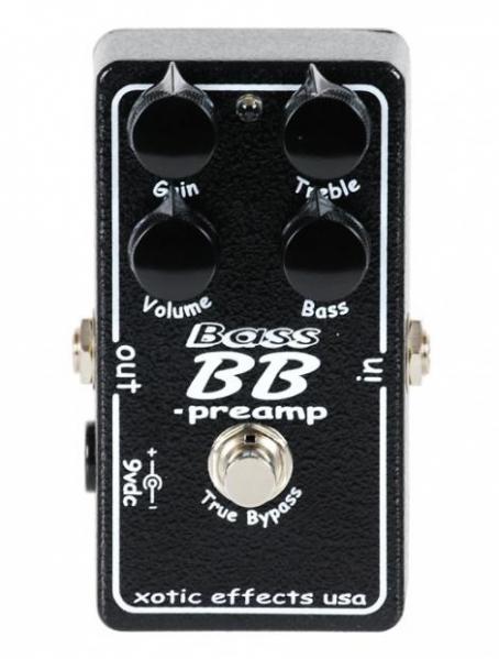 Overdrive, distortion, fuzz effect pedal for bass Xotic Bass BB Preamp
