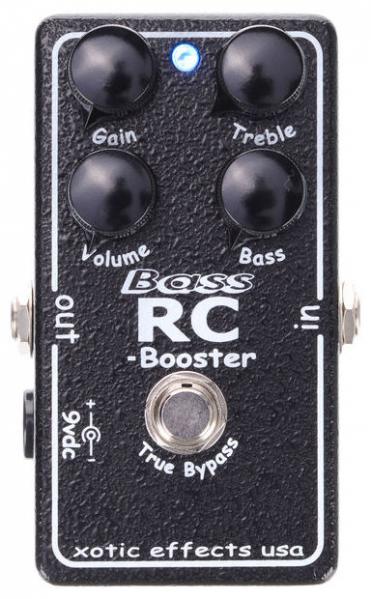 Compressor, sustain & noise gate effect pedal for bass Xotic Bass RC Booster