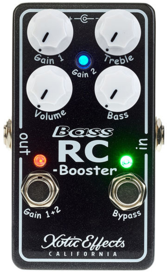 Xotic Bass Rc Booster V2 - Compressor, sustain & noise gate effect pedal for bass - Main picture