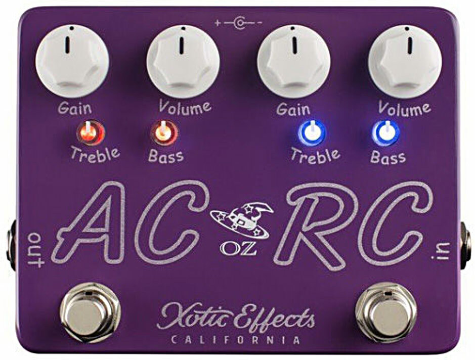 Xotic Oz Noy Ac/rc-oz Ltd Boost/overdrive - Overdrive, distortion & fuzz effect pedal - Main picture