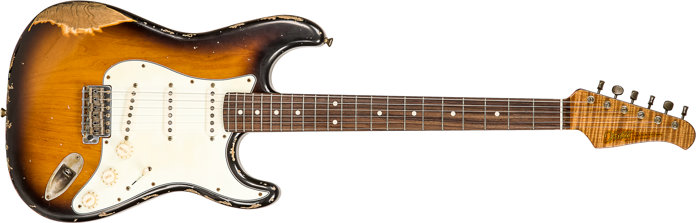 Xotic California Classic XSC-1 Alder #1939 - heavy aging 2 tone