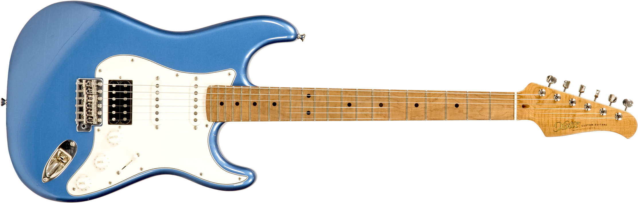 Xotic Xscpro-2 California Class Hss Mn - Light Aging Lake Placid Blue - Str shape electric guitar - Main picture