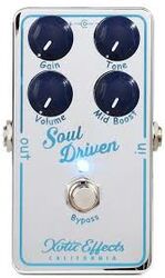 Overdrive, distortion & fuzz effect pedal Xotic Soul Driven