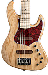 Solid body electric bass Xotic ProVintage XJPRO-1 5-String - Natural