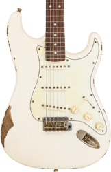 Str shape electric guitar Xotic California Classic XSC-1 Alder - Heavy aging vintage white