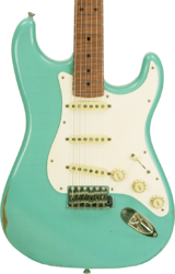 Str shape electric guitar Xotic California Classic XSC-1 Alder - Medium aging seafoam green