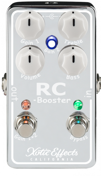 Volume, boost & expression effect pedal Xotic RC-Booster V2 pour guitare