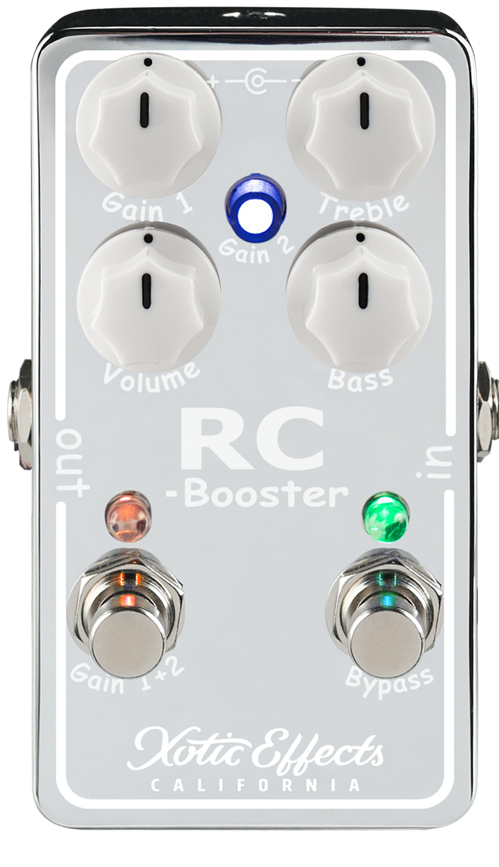 RC-Booster V2 pour guitare Volume, boost & expression effect pedal