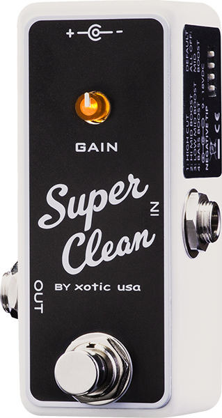 Volume, boost & expression effect pedal Xotic Super Clean Buffer