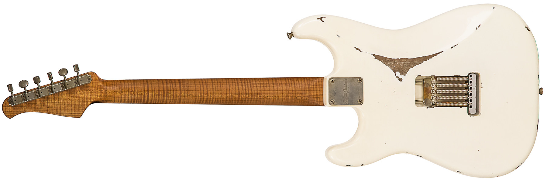 Xotic Xsc-1 Alder California Class 3s Rw #1624r - Heavy Aging Vintage White - Str shape electric guitar - Variation 1