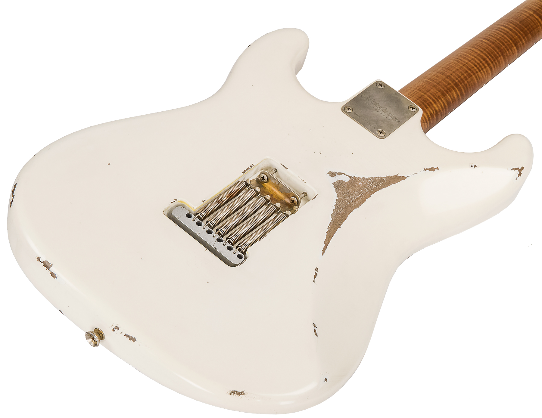 Xotic Xsc-1 Alder California Class 3s Rw #1624r - Heavy Aging Vintage White - Str shape electric guitar - Variation 4