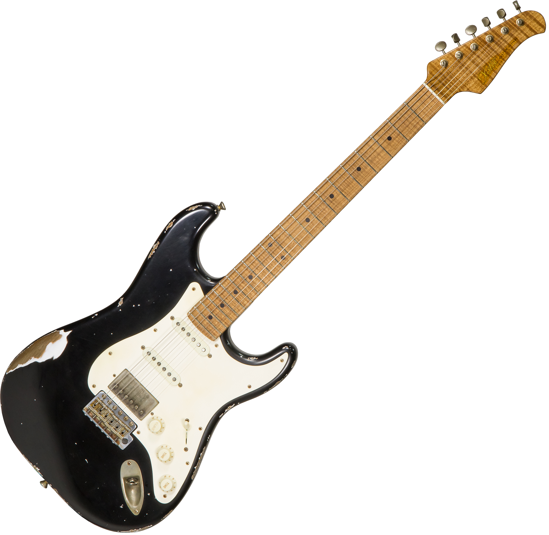 Xotic California Classic XSC-2 Alder #1626 - heavy aging black 