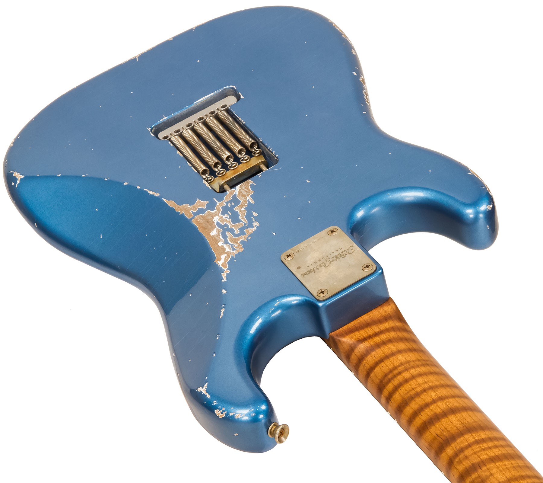 Xotic Xsc-2 Alder California Class Hss Rw #1628 - Heavy Aging Lake Placid Blue - Str shape electric guitar - Variation 3