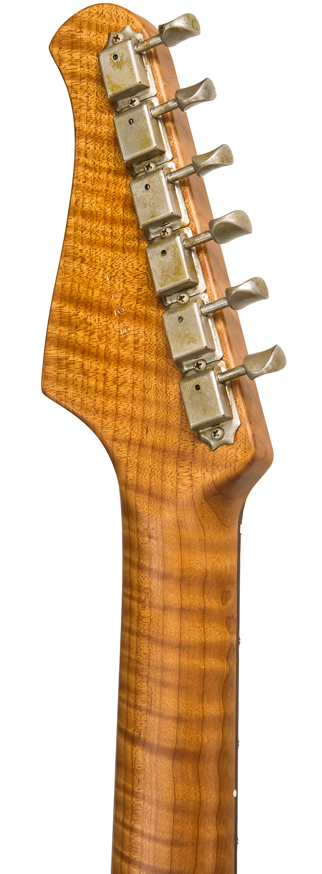 Xotic Xsc-2 Alder California Class Hss Rw #1628 - Heavy Aging Lake Placid Blue - Str shape electric guitar - Variation 5