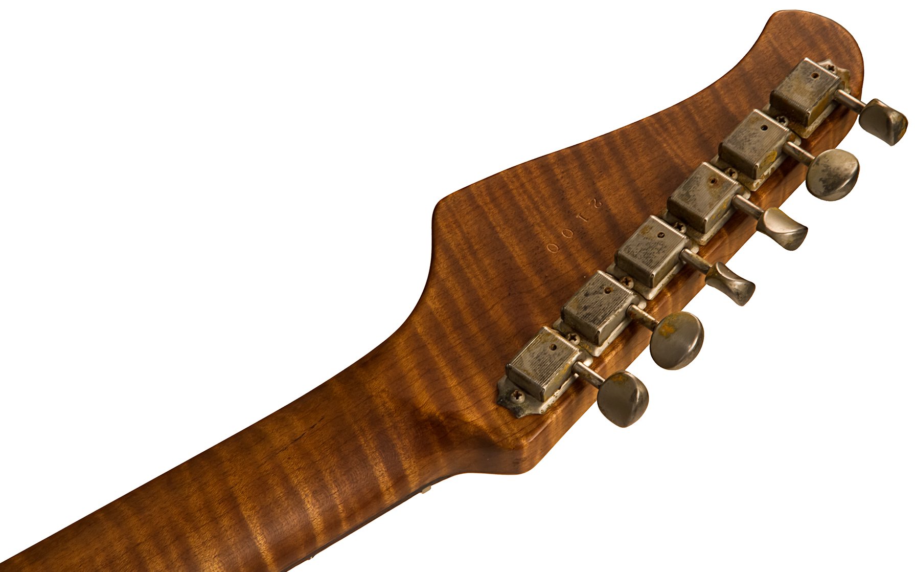 Xotic Xsc-2 Alder California Class Hss Trem Mn #2100 - Super Heavy Aging Black - Str shape electric guitar - Variation 5