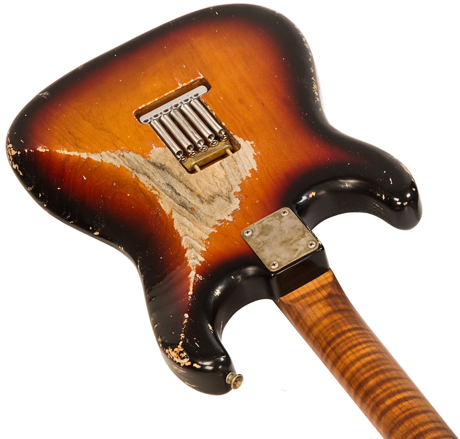 Xotic Xsc-2 Ash Calif. Class Hss Rw #2090 - Super Heavy Aging 3 Tone Burst - Str shape electric guitar - Variation 2