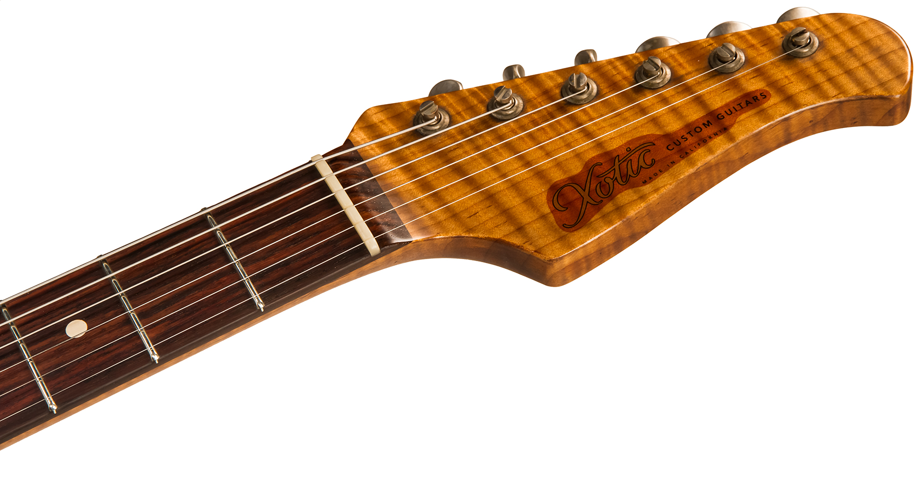 Xotic Xsc-2 Ash Calif. Class Hss Rw #2090 - Super Heavy Aging 3 Tone Burst - Str shape electric guitar - Variation 4