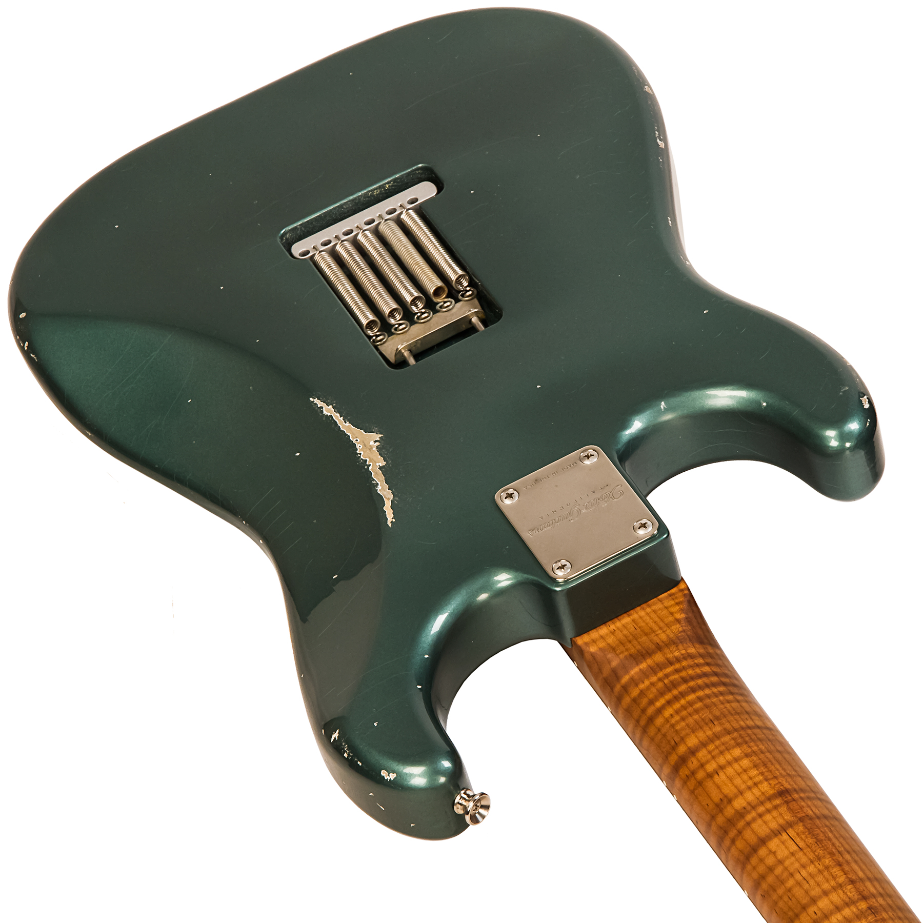 Xotic Xsc-2 Ash Calif. Class Hss Trem Rw #2094 - Medium Aging Sherwood Green - Str shape electric guitar - Variation 2