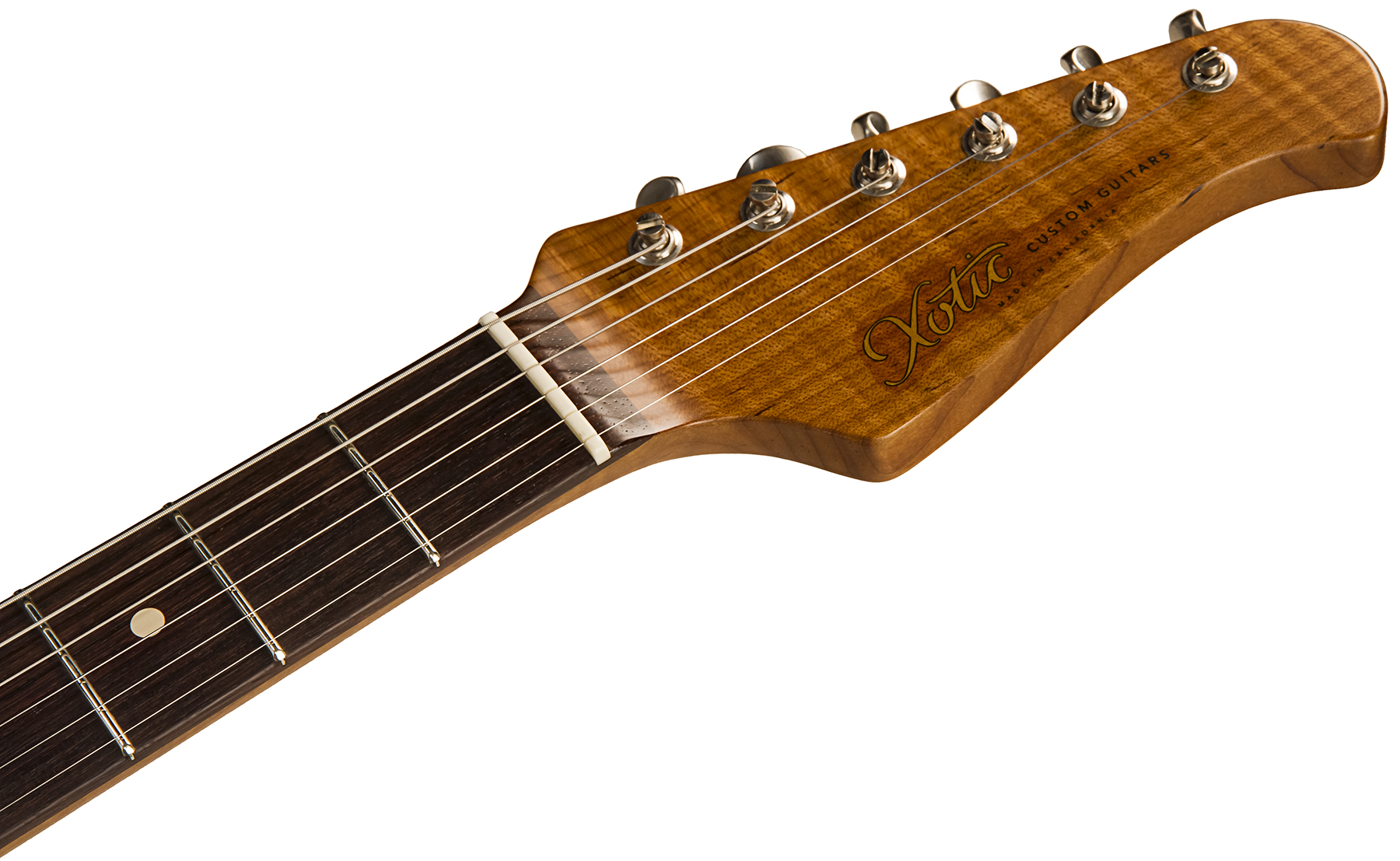 Xotic Xsc-2 Ash Calif. Class Hss Trem Rw #2094 - Medium Aging Sherwood Green - Str shape electric guitar - Variation 3