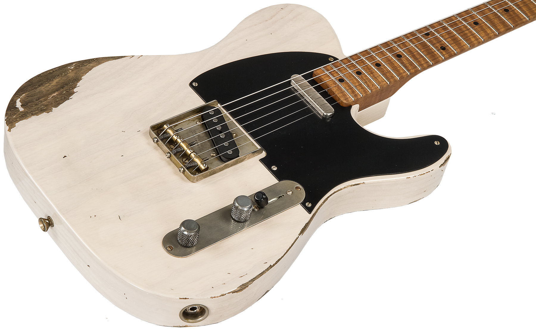 Xotic Xtc-1 Ash California Class 2s Mn #1617 - Heavy Aging White Blonde - Str shape electric guitar - Variation 2