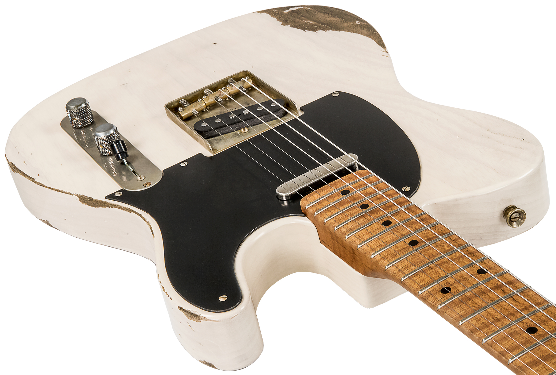 Xotic Xtc-1 Ash California Class 2s Mn #1617 - Heavy Aging White Blonde - Str shape electric guitar - Variation 3