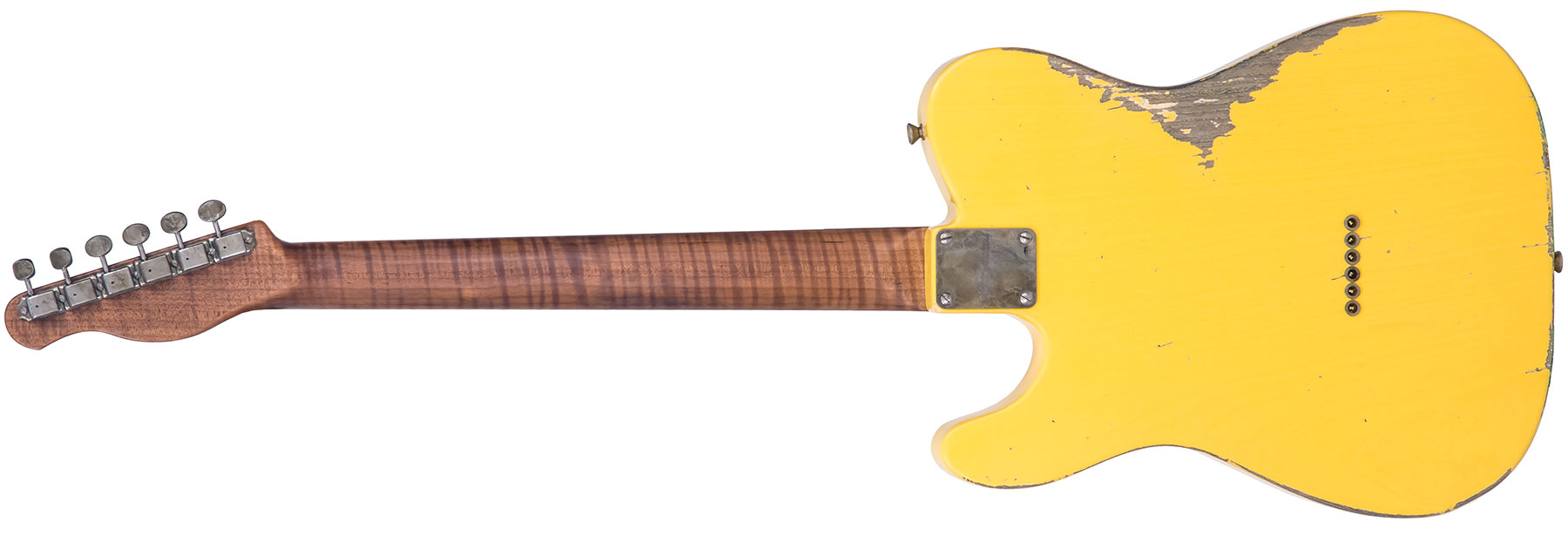 Xotic Xtc-1 Ash Master Grade California Class 2s Mn #1943 - Super Heavy Aging Butterscotch - Tel shape electric guitar - Variation 1