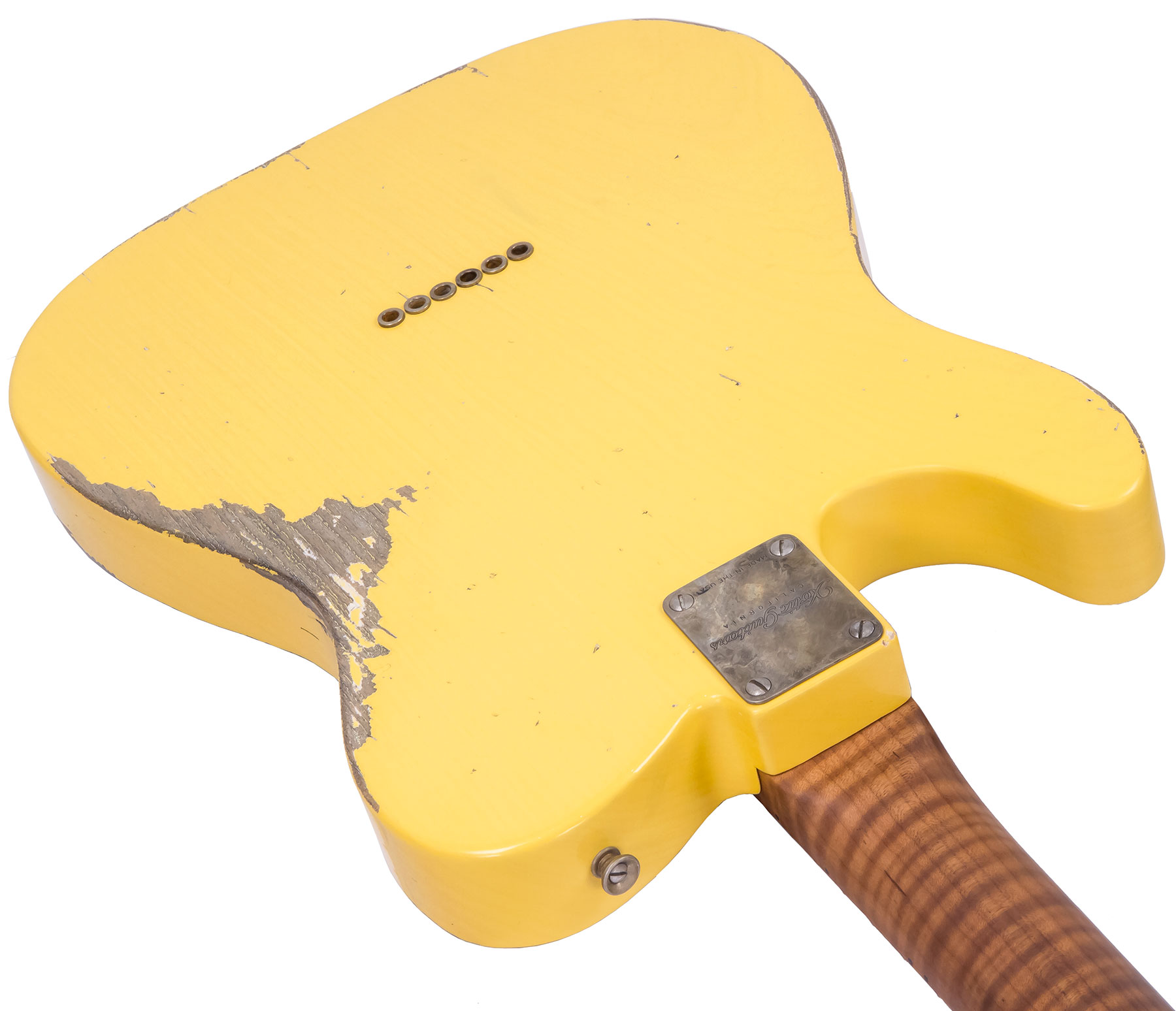 Xotic Xtc-1 Ash Master Grade California Class 2s Mn #1943 - Super Heavy Aging Butterscotch - Tel shape electric guitar - Variation 3