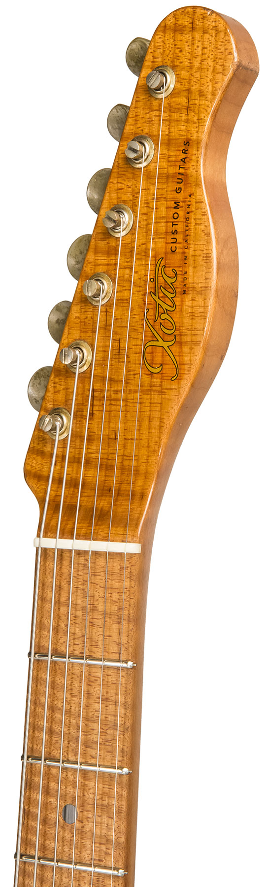 Xotic Xtc-1 Ash Master Grade California Class 2s Mn #1943 - Super Heavy Aging Butterscotch - Tel shape electric guitar - Variation 4