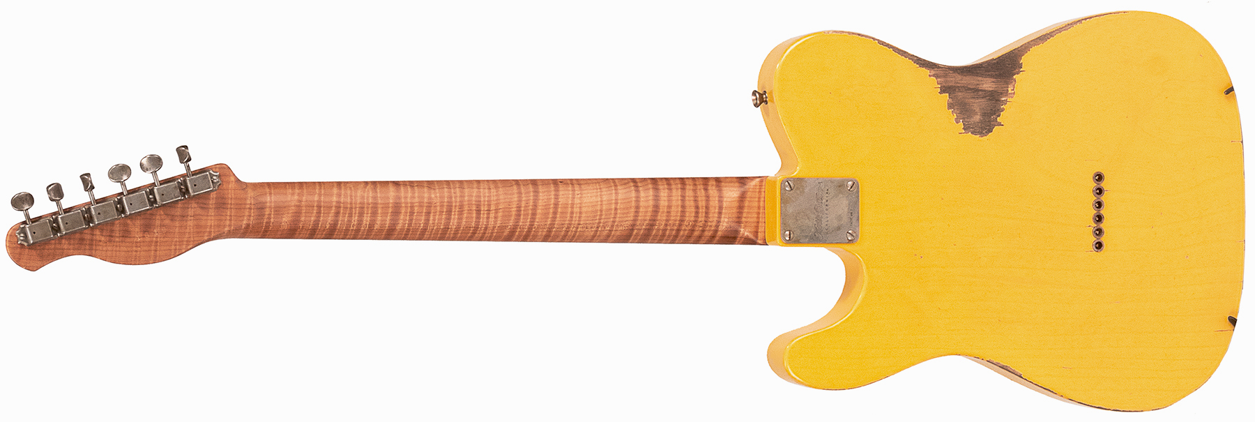 Xotic Xtc-1 Ash California Class 2s Mn #1619 - Heavy Aging Butterscotch - Tel shape electric guitar - Variation 1