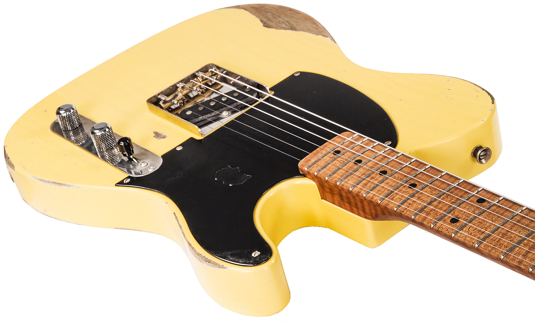 Xotic Xtc-1 Esquire Ash California Class 2s Mn #1482 - Heavy Aging Butterscotch - Tel shape electric guitar - Variation 3
