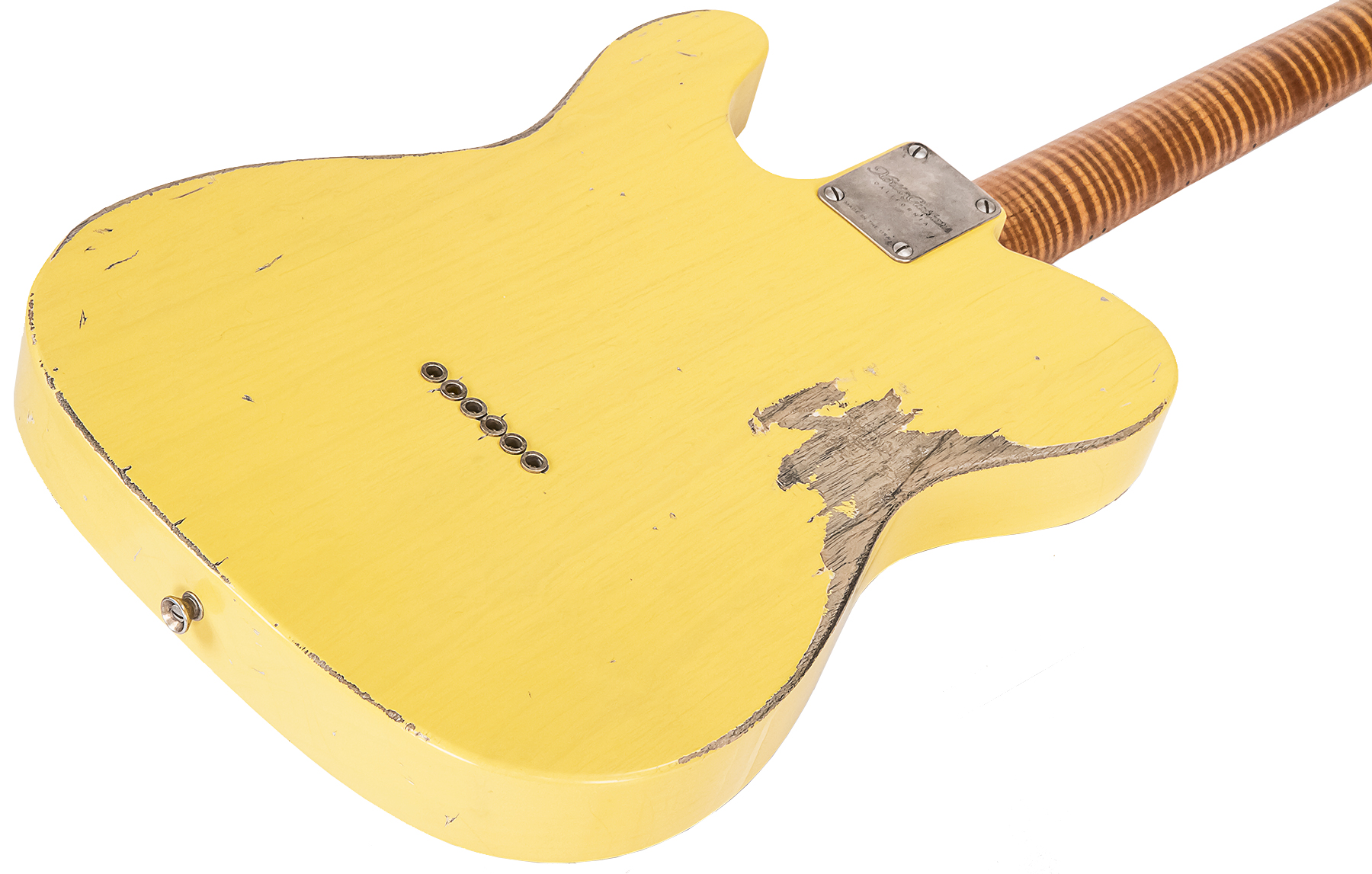 Xotic Xtc-1 Esquire Ash California Class 2s Mn #1482 - Heavy Aging Butterscotch - Tel shape electric guitar - Variation 4
