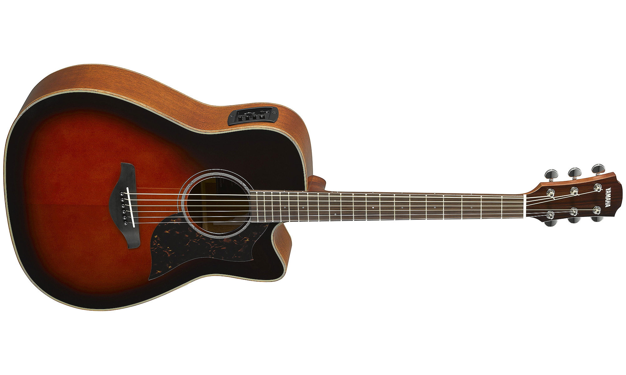 Yamaha A1m Ii Tbs Dreadnought Cw Epicea Acajou 2017 - Tobacco Brown Sunburst - Electro acoustic guitar - Variation 1