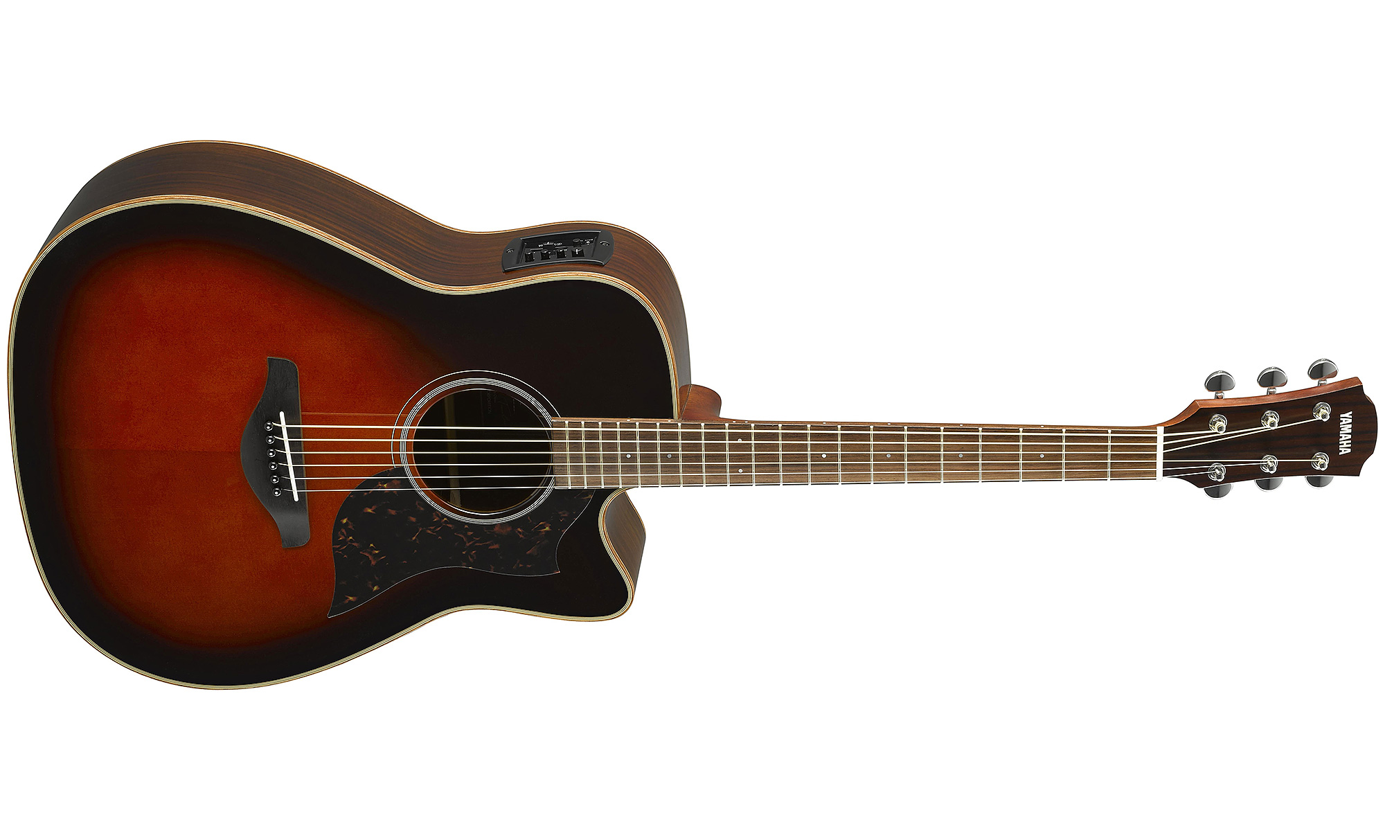 Yamaha A1r Ii Tbs Dreadnought Cw Epicea Palissandre 2017 - Tobacco Brown Sunburst - Electro acoustic guitar - Variation 1