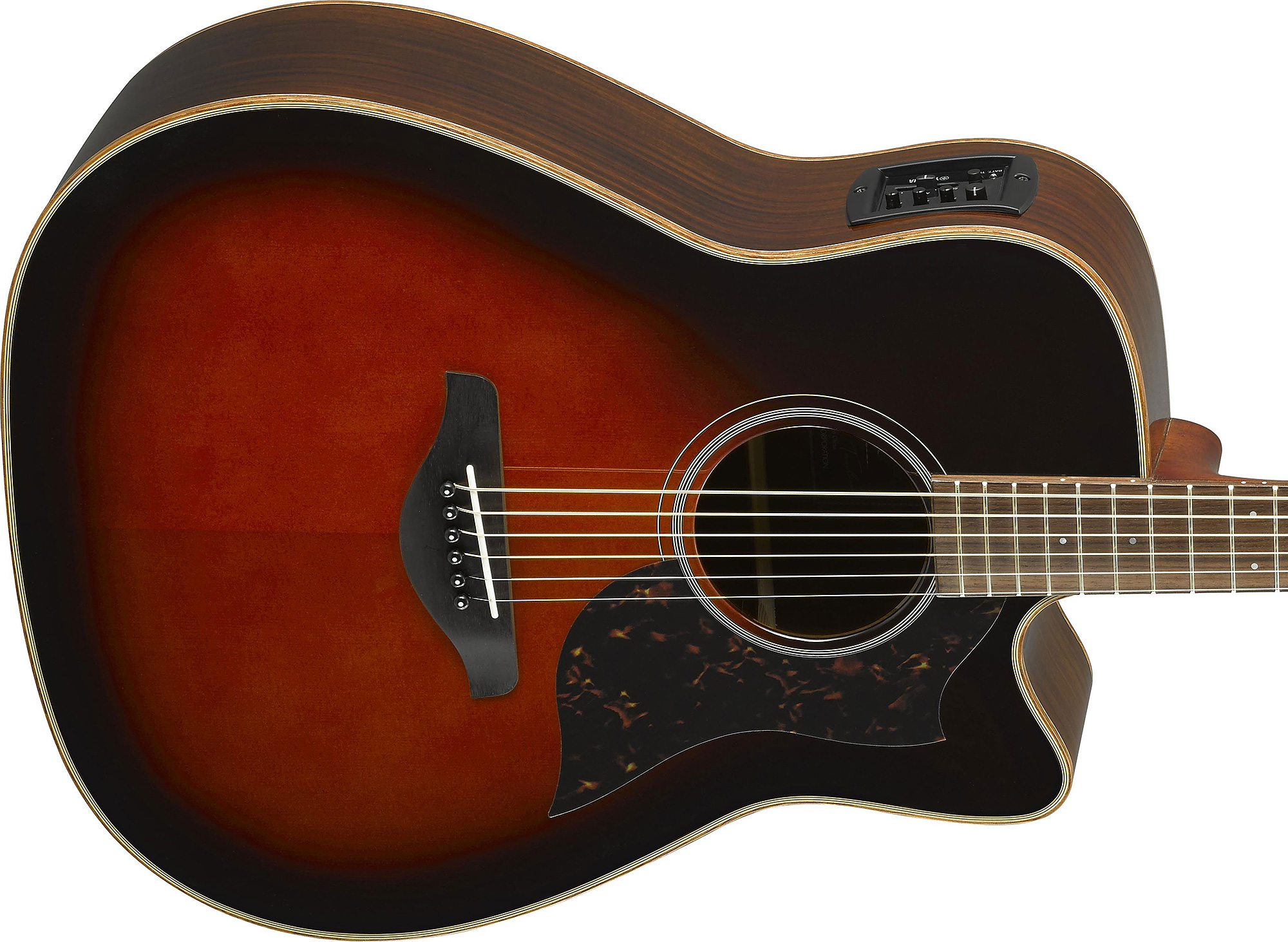 Yamaha A1r Ii Tbs Dreadnought Cw Epicea Palissandre 2017 - Tobacco Brown Sunburst - Electro acoustic guitar - Variation 3