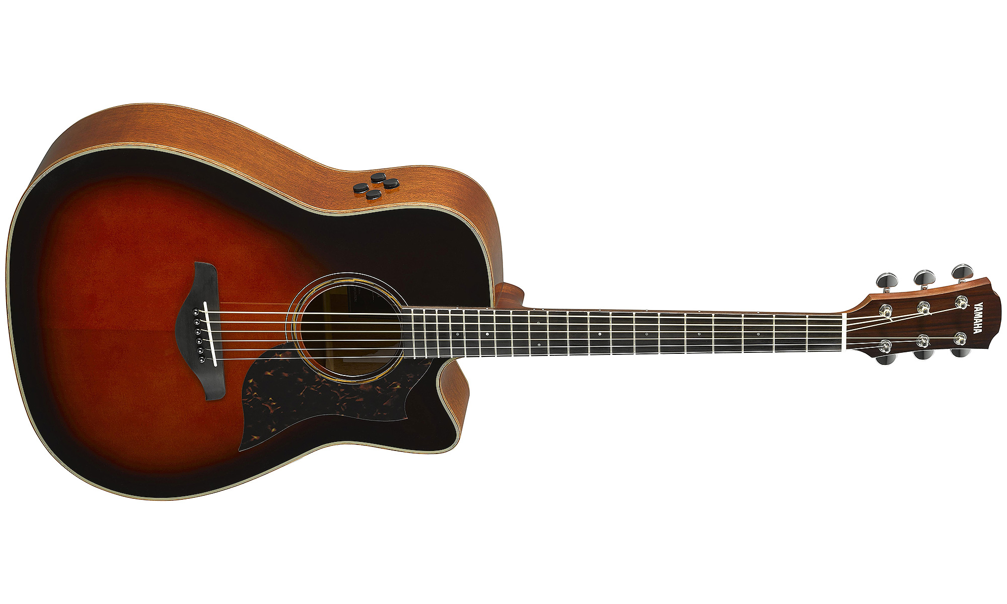 Yamaha A3m Are Tbs Dreadnought Cw Epicea Acajou 2017 - Tobacco Brown Sunburst - Electro acoustic guitar - Variation 1