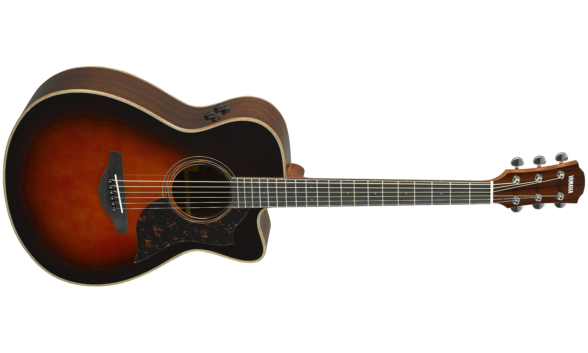 Yamaha Ac3r Are Tbs Concert Cw Epicea Palissandre 2017 - Tobacco Brown Sunburst - Acoustic guitar & electro - Variation 1