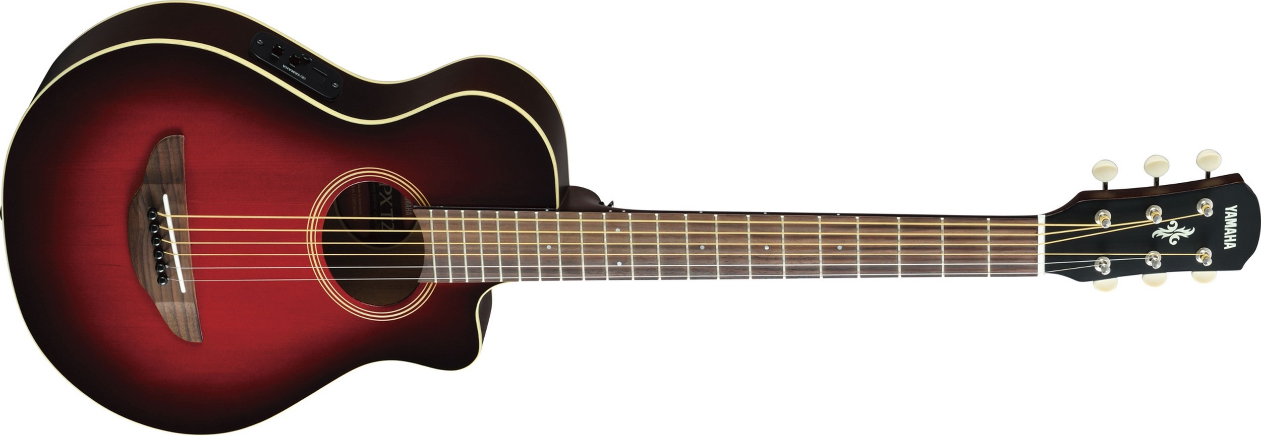 Yamaha Apxt2 - Dark Red Burst - Travel acoustic guitar - Variation 1