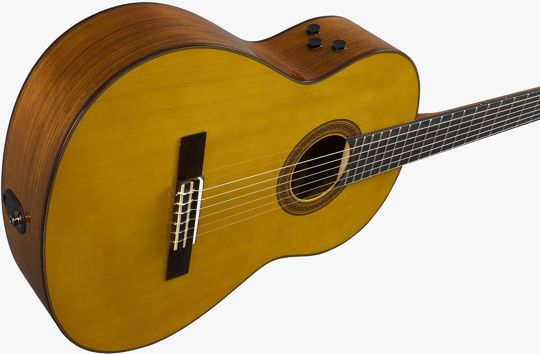 Yamaha Cg-ta Transacoustic 4/4 Epicea Ovangkol Rw - Natural - Classical guitar 4/4 size - Variation 2