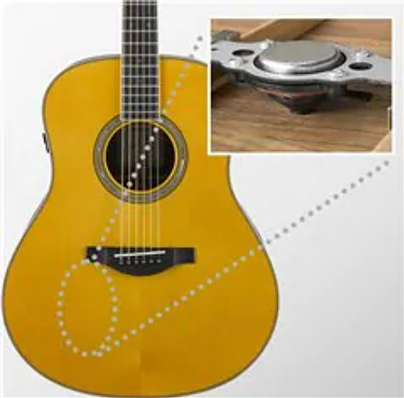 Yamaha Cg-ta Transacoustic 4/4 Epicea Ovangkol Rw - Natural - Classical guitar 4/4 size - Variation 4