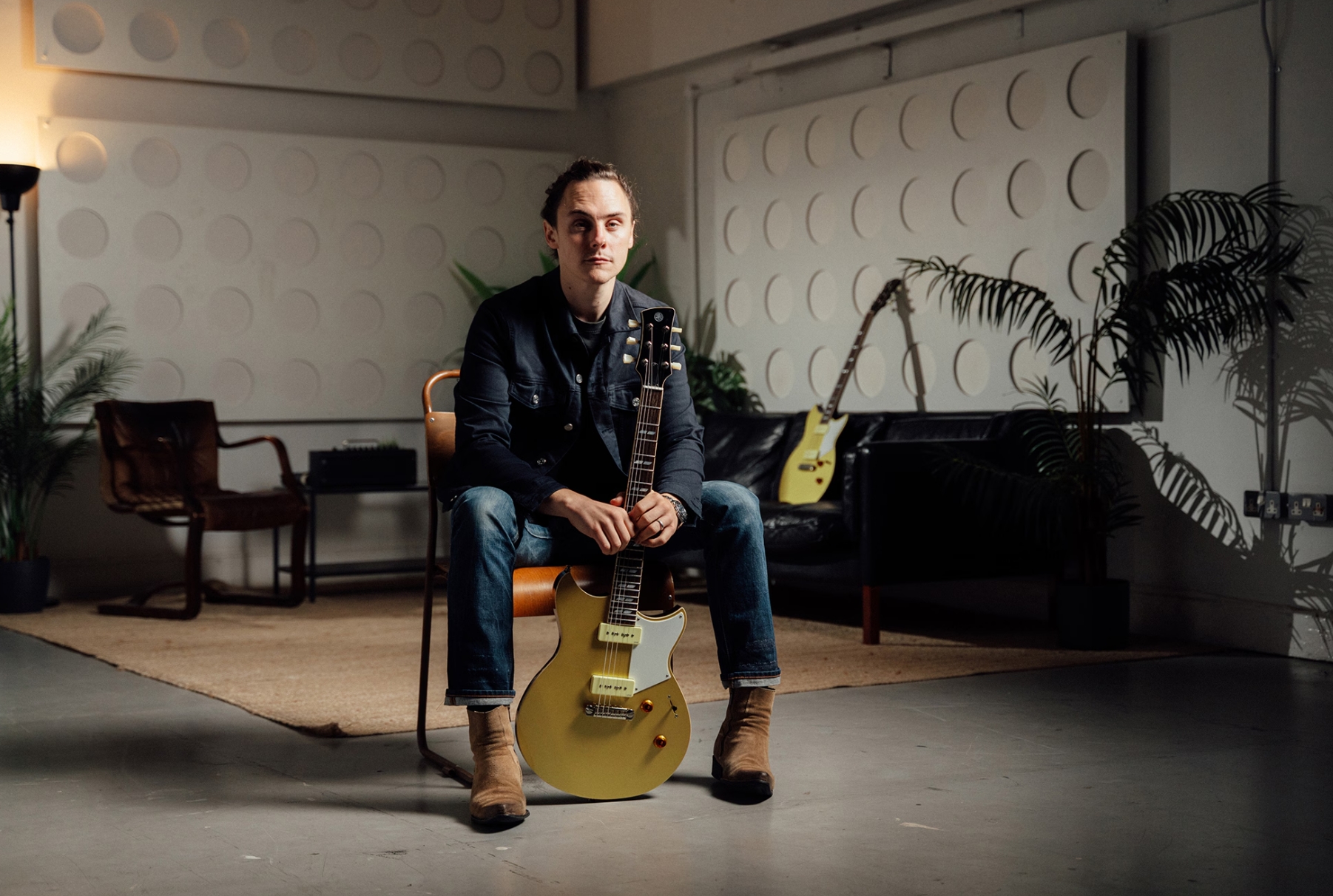 Yamaha Chris Buck Rs02cb Revstar Signature 2p90 Ht Rw - Honey Gold - Double cut electric guitar - Variation 6