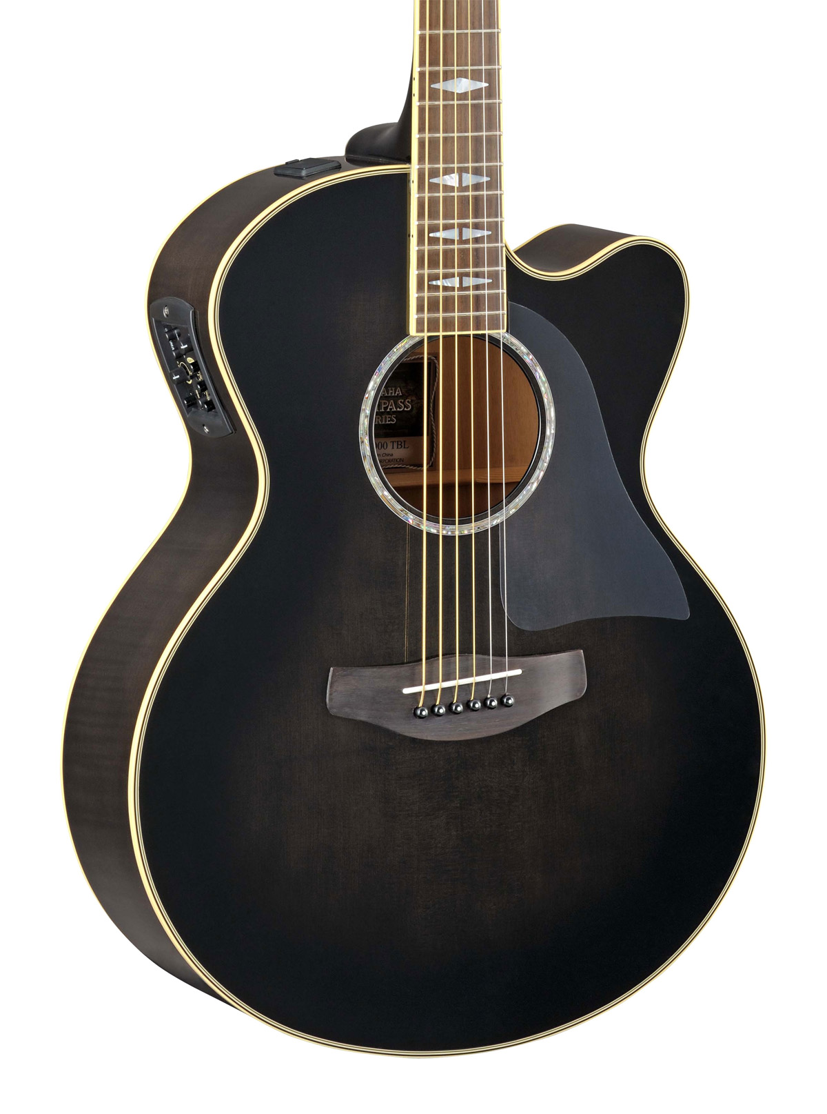 Yamaha Cpx1000 - Translucent Black - Electro acoustic guitar - Variation 3