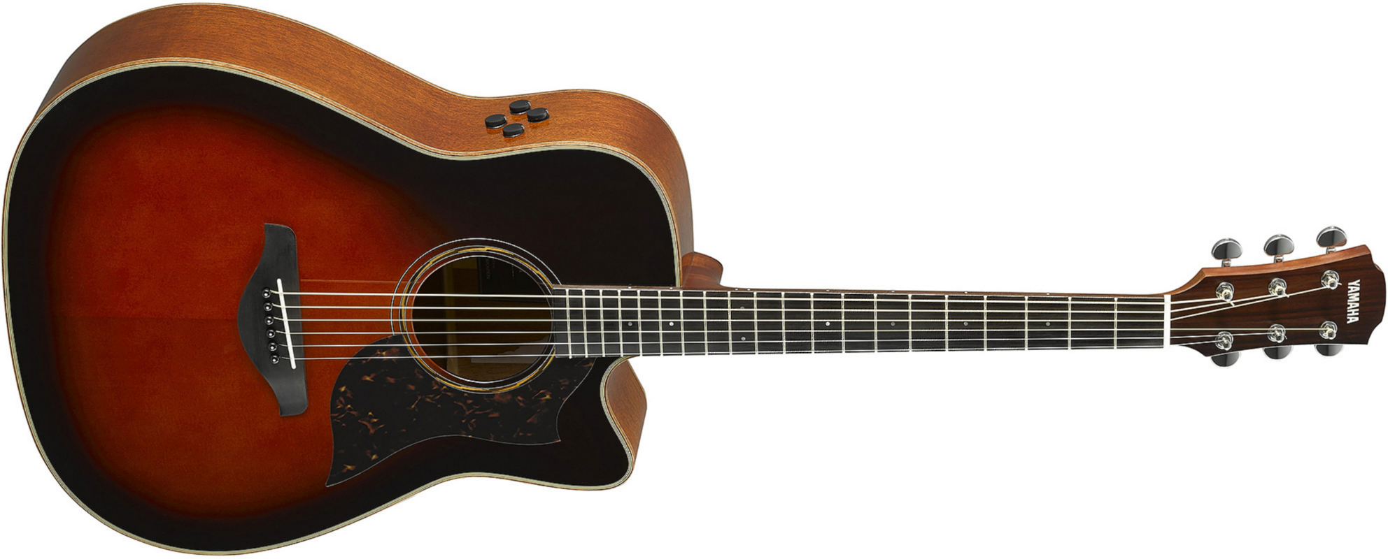 Yamaha A3m Are Tbs Dreadnought Cw Epicea Acajou 2017 - Tobacco Brown Sunburst - Electro acoustic guitar - Main picture