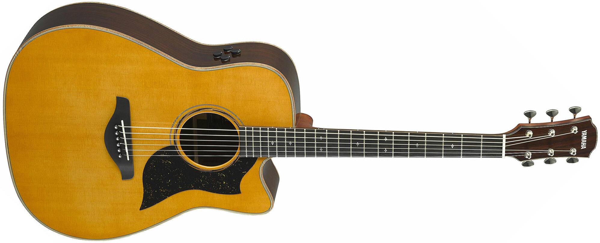 Yamaha A5r Are Vn Dreadnought Cw Epicea Palissandre Eb - Vintage Natural - Electro acoustic guitar - Main picture