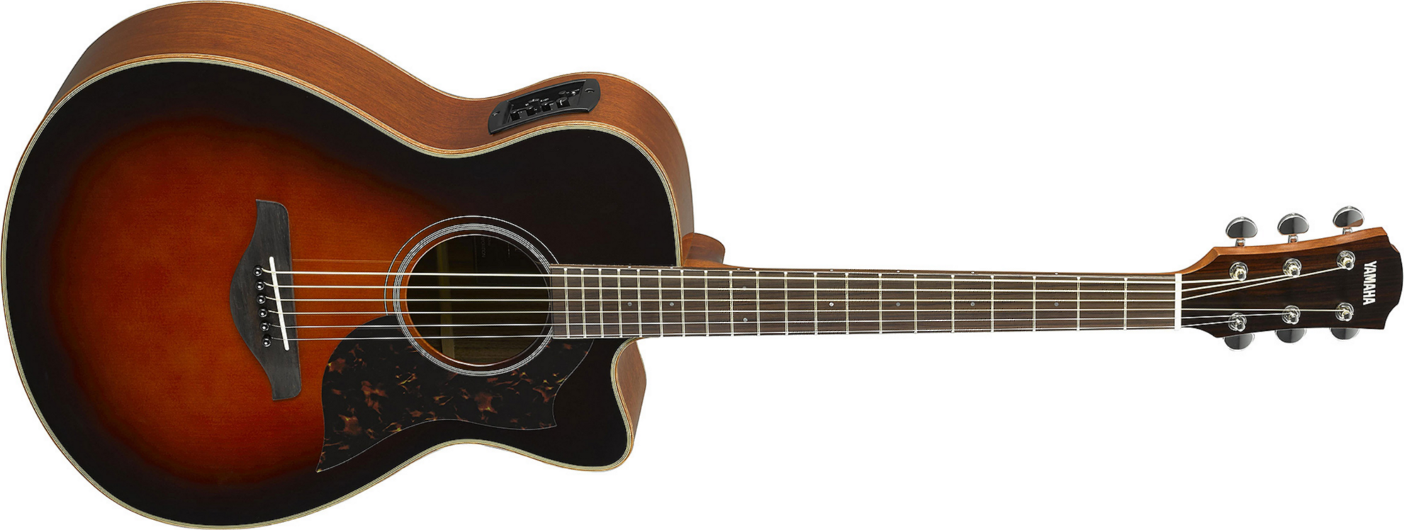 Yamaha Ac1m Ii Tbs Concert Cw Epicea Acajou 2017 - Tobacco Brown Sunburst - Electro acoustic guitar - Main picture