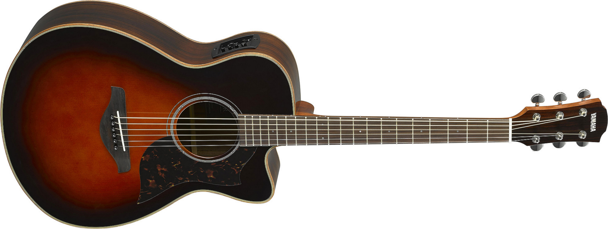 Yamaha Ac1r Ii Tbs Concert Cw Epicea Palissandre 2017 - Tobacco Brown Sunburst - Electro acoustic guitar - Main picture