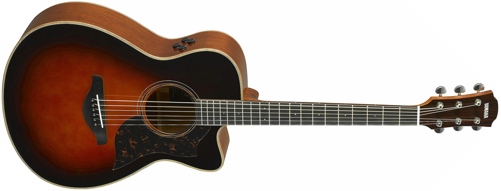 Yamaha Ac3m Are Tbs Concert Cw Epicea Acajou Rw 2017 - Tobacco Brown Sunburst - Electro acoustic guitar - Main picture