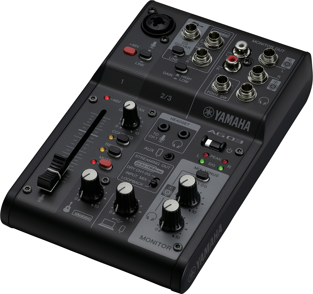 Yamaha Ag03mk2 B - Analog mixing desk - Main picture