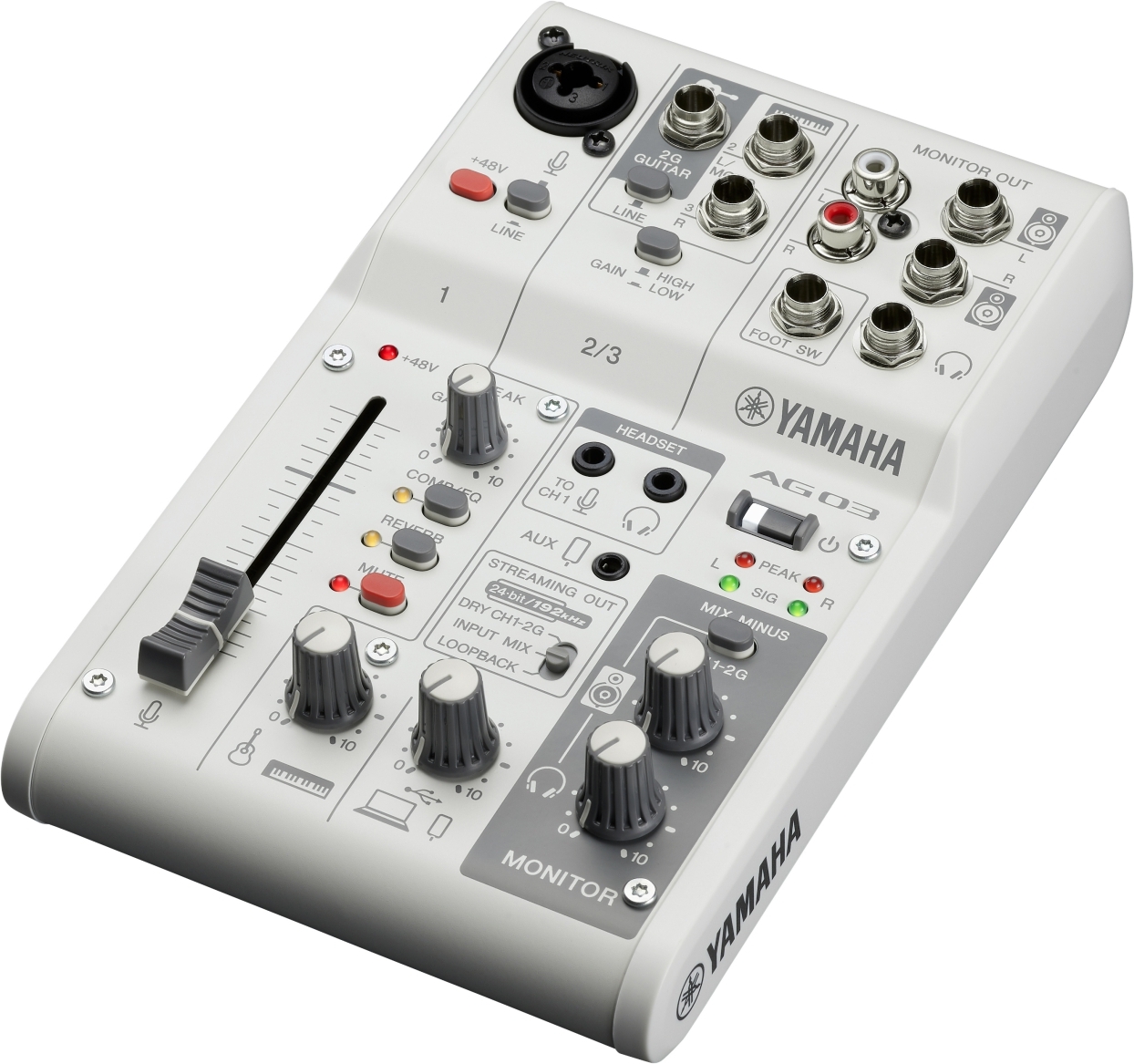 Yamaha Ag03mk2 W - Analog mixing desk - Main picture