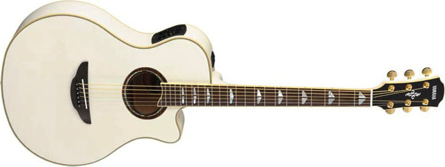 Yamaha Apx1000 Pearl White - Pearl White - Electro acoustic guitar - Main picture