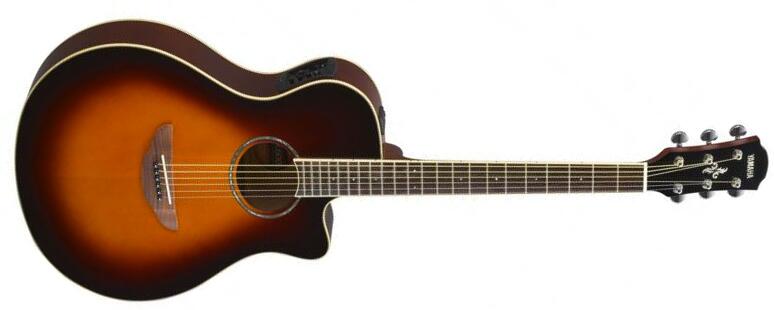 Yamaha Apx600 - Old Violin Sunburst - Electro acoustic guitar - Main picture